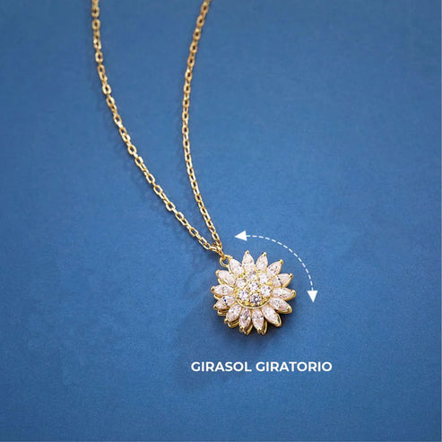 Collar Girasol Giratorio